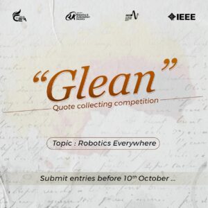 Read more about the article GLEAN – QUOTE COLLECTING COMPETITION