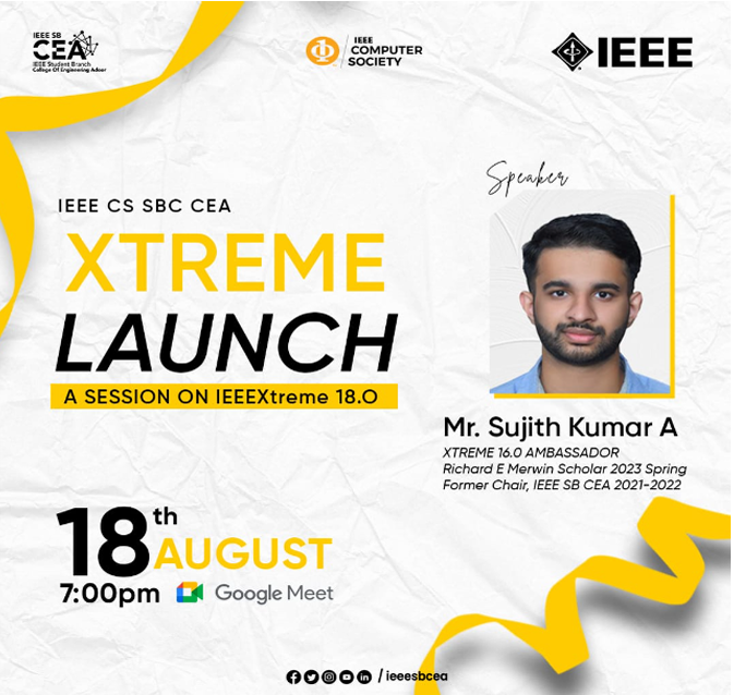 You are currently viewing XtremeLaunch : A session on IEEEXtreme 18.0